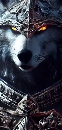 dark wolf Live Wallpaper