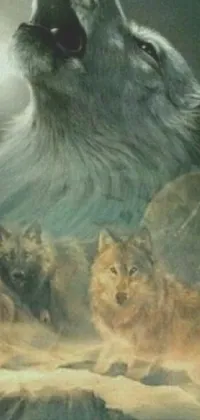 Carnivore Felidae Art Paint Live Wallpaper