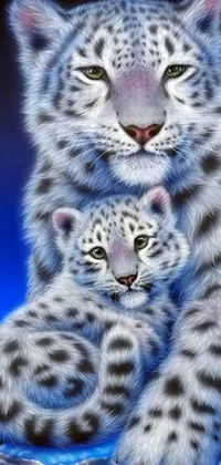 An Image Of A Baby Leopards With Blues Eyes Background, Jaguar