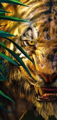 The Tiger Beast live wallpaper is a captivating addition for any phone