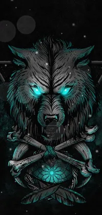 Carnivore Whiskers Grey Live Wallpaper