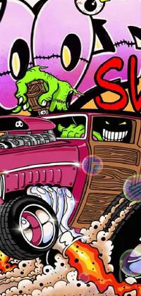Cartoon Art Motor Vehicle Live Wallpaper