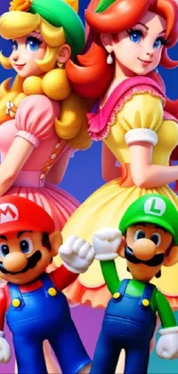 Mario and his gang Live Wallpaper