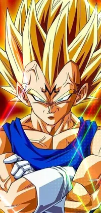 Experience the power and energy of anime with this Dragon Ball phone live wallpaper