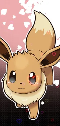 This phone live wallpaper features cute and playful Pikachu in an anime drawing style