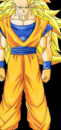 Experience the power of Dragon Ball on your phone with this live wallpaper featuring the iconic Gohan