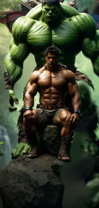 Cartoon Hulk Organism Live Wallpaper