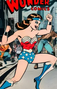 Cartoon Leg Wonder Woman Live Wallpaper