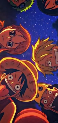Cartoon Orange Art Live Wallpaper