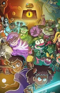 Cartoon Purple Organism Live Wallpaper