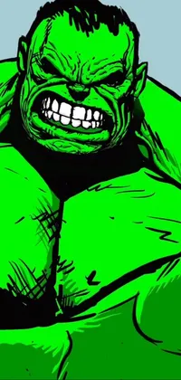 Cartoon Sleeve Hulk Live Wallpaper