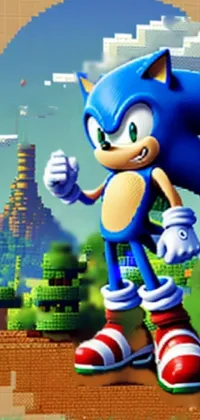 Cartoon Sonic The Hedgehog Toy Live Wallpaper