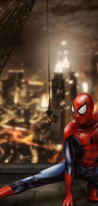 Cartoon Spider-man Cg Artwork Live Wallpaper