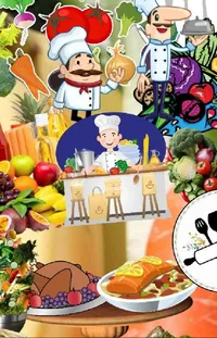 Cartoon Tableware Happy Live Wallpaper