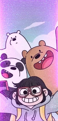 Funny bears 12345 Live Wallpaper