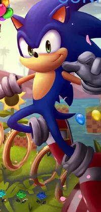 Cartoon Vertebrate Sonic The Hedgehog Live Wallpaper