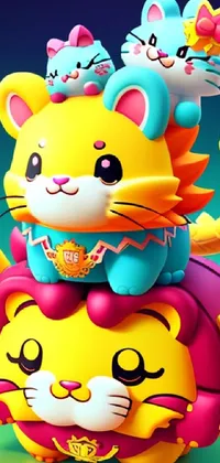 Cartoon Vertebrate White Live Wallpaper