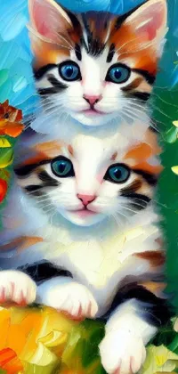 Cat Art Paint Paint Live Wallpaper