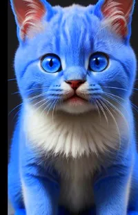 Cat Blue Felidae Live Wallpaper