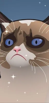 Cat Facial Expression Cartoon Live Wallpaper