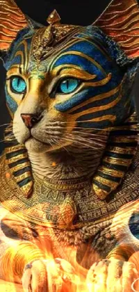 Display the beauty and grandeur of ancient Egypt on your phone with this stunning live wallpaper