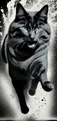 Cat Felidae Flash Photography Live Wallpaper