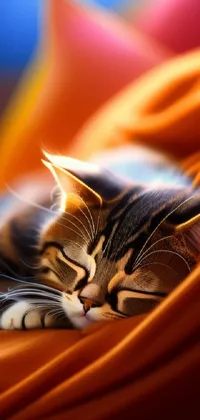 Cat Felidae Orange Live Wallpaper