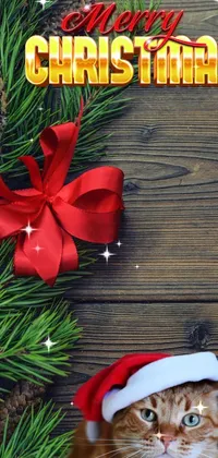 Bring the holiday season to your phone with this charming live wallpaper