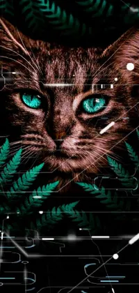 Cat Green Carnivore Live Wallpaper