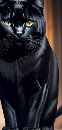 Cat Light Black Live Wallpaper