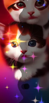 Cat Light Eyelash Live Wallpaper