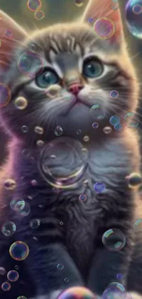 Cat Liquid Organism Live Wallpaper