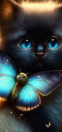 Cat Nature Insect Live Wallpaper