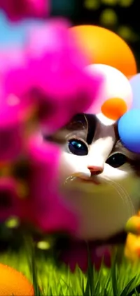 Cat Nature Toy Live Wallpaper