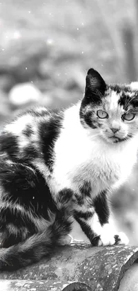 Cat Photograph White Live Wallpaper