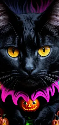 Cat Vertebrate Black Live Wallpaper