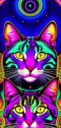 Cat Vertebrate Black Live Wallpaper