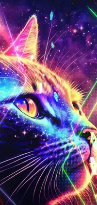 Cat Vertebrate Light Live Wallpaper - free download