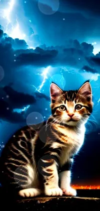 Cat Vertebrate Sky Live Wallpaper
