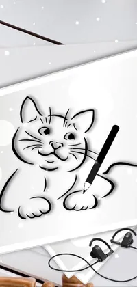 Cat White Carnivore Live Wallpaper