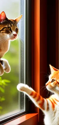 Cat Window Photograph Live Wallpaper