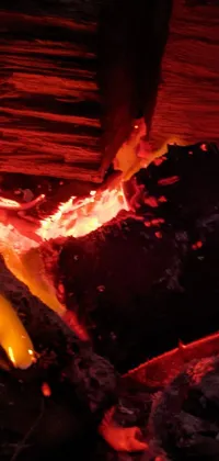 Charcoal Bonfire Fire Live Wallpaper