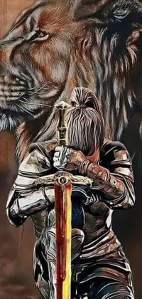 Chewbacca Painting Art Live Wallpaper