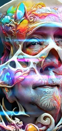 Discover a stunning phone live wallpaper featuring an intricate digital art painting by Alberto Seveso