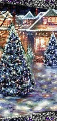 Christmas Christmas Tree Decoration Live Wallpaper