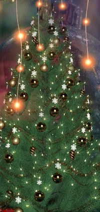 Christmas Christmas Tree Spruce Live Wallpaper