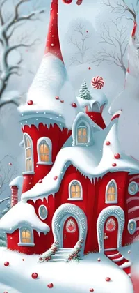 Christmas Decoration Red Christmas Ornament Live Wallpaper