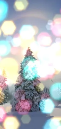 Christmas Ornament Christmas Tree Light Live Wallpaper