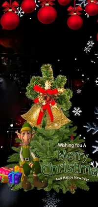 Christmas Ornament Christmas Tree Light Live Wallpaper