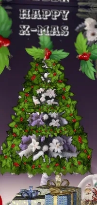 Christmas Ornament Christmas Tree Plant Live Wallpaper